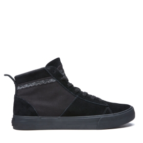 Tenis Altos Supra STACKS MID Hombre Negras/Negras (MX-18271)